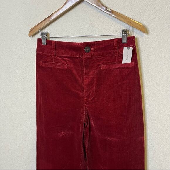 Elegant Red Velvet Women's Pants - Picture 10 of 14